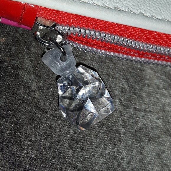 Issey Miyake Pleats Please Cosmetic Case w/charm - Picture 3 of 4